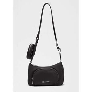 Lululemon Crossbody With Nano Pouch Black NWOT